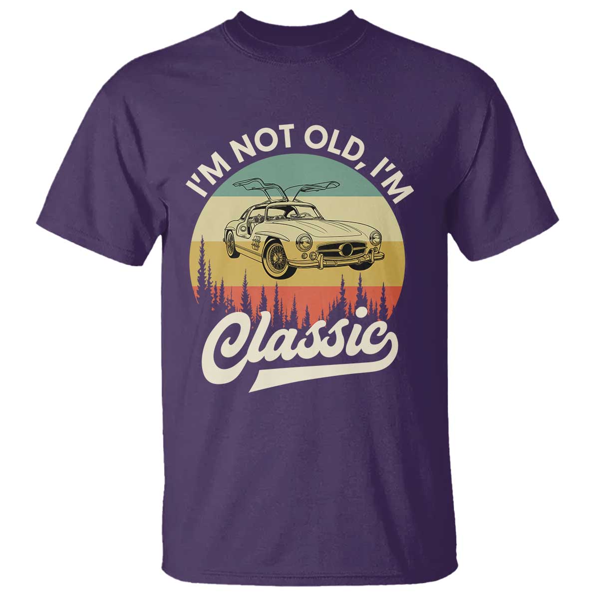 I'm Not Old I'm Classic T Shirt Retro Sports Car Euro Classic