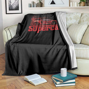 Supercar Exotic Italian Sports Car Graphic Throw Blanket