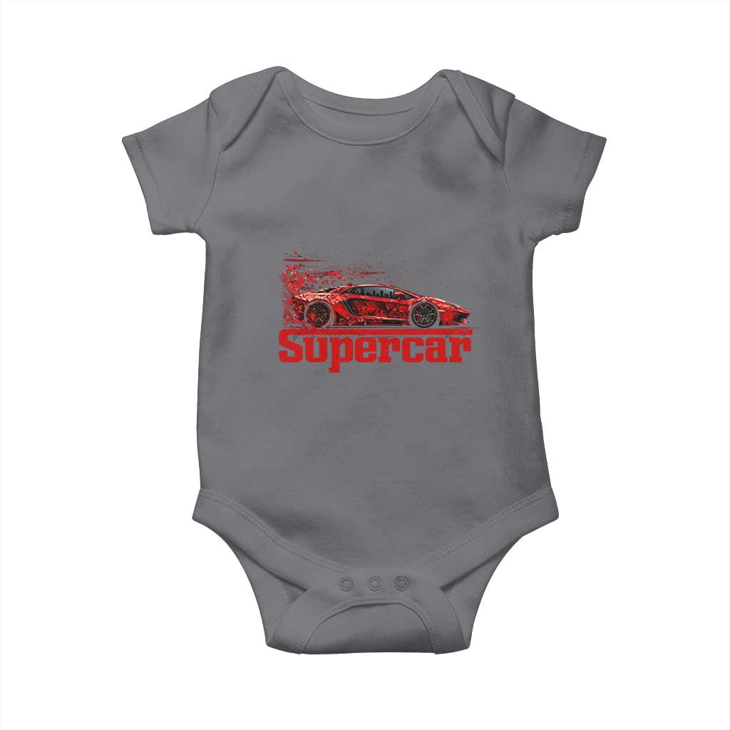 Supercar Exotic Italian Sports Car Graphic Baby Onesie