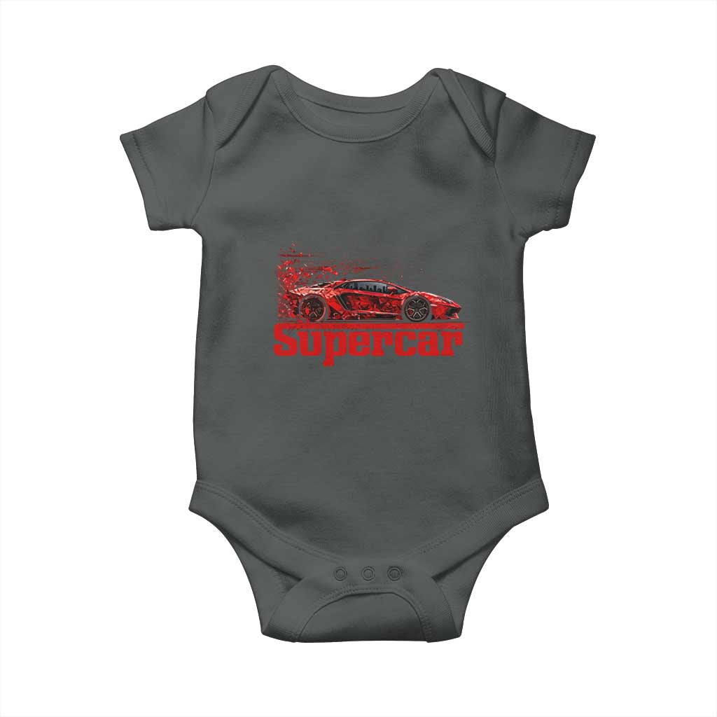 Supercar Exotic Italian Sports Car Graphic Baby Onesie