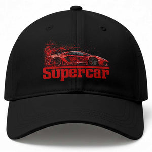 Supercar Exotic Italian Sports Car Graphic Baseball Cap