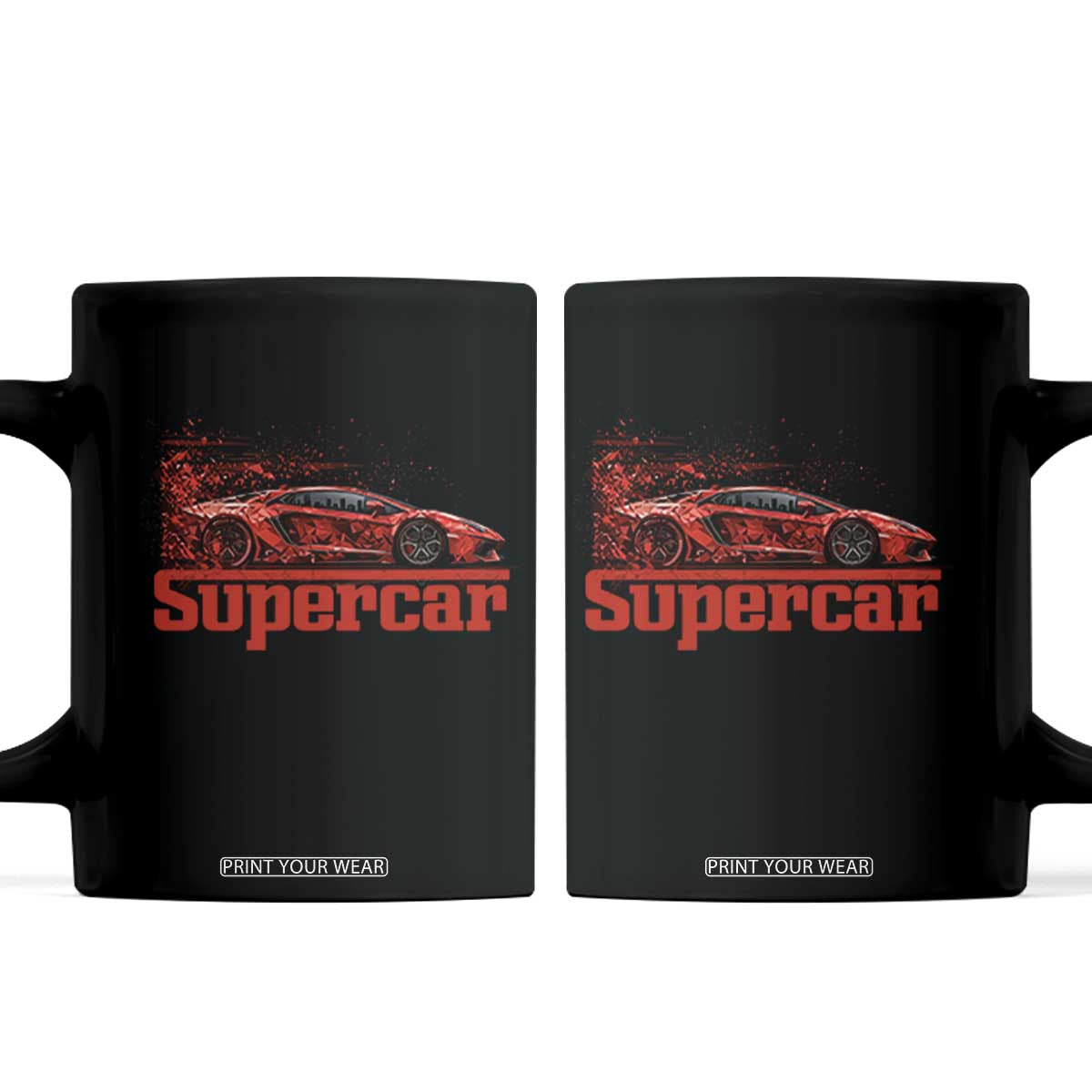 Supercar Exotic Italian Sports Car Graphic Coffee Mug
