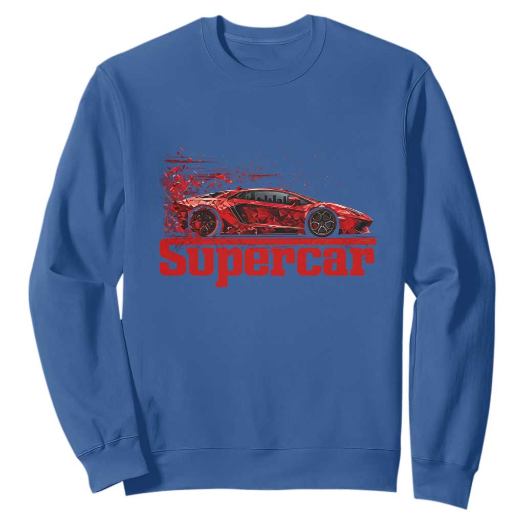 Supercar Exotic Italian Sports Car Graphic Sweatshirt