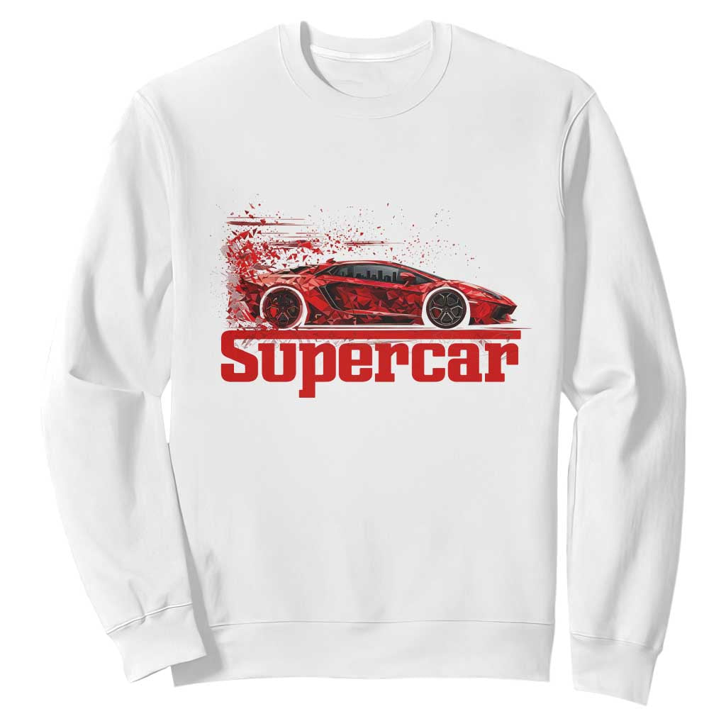 Supercar Exotic Italian Sports Car Graphic Sweatshirt