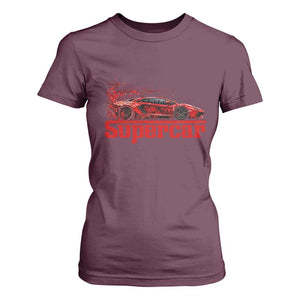 Supercar Exotic Italian Sports Car Graphic T Shirt For Women
