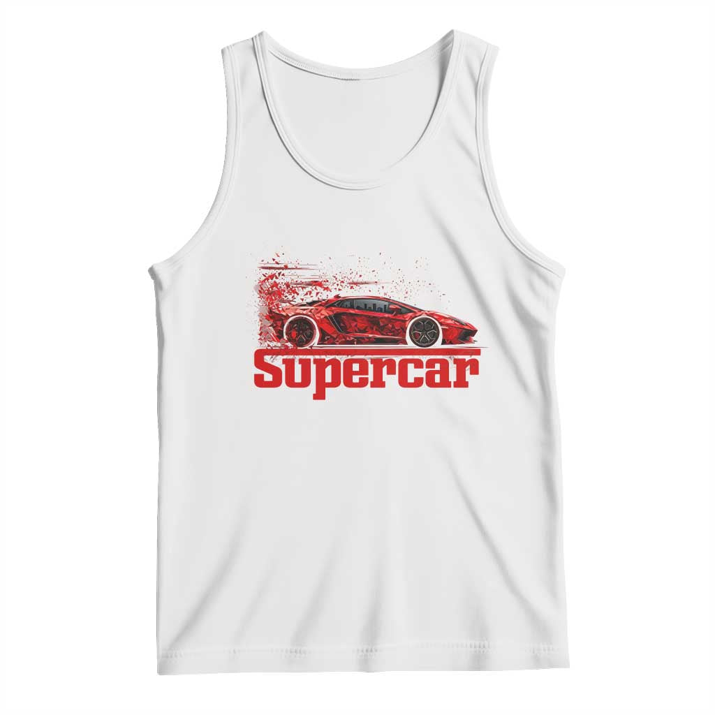 Supercar Exotic Italian Sports Car Graphic Tank Top