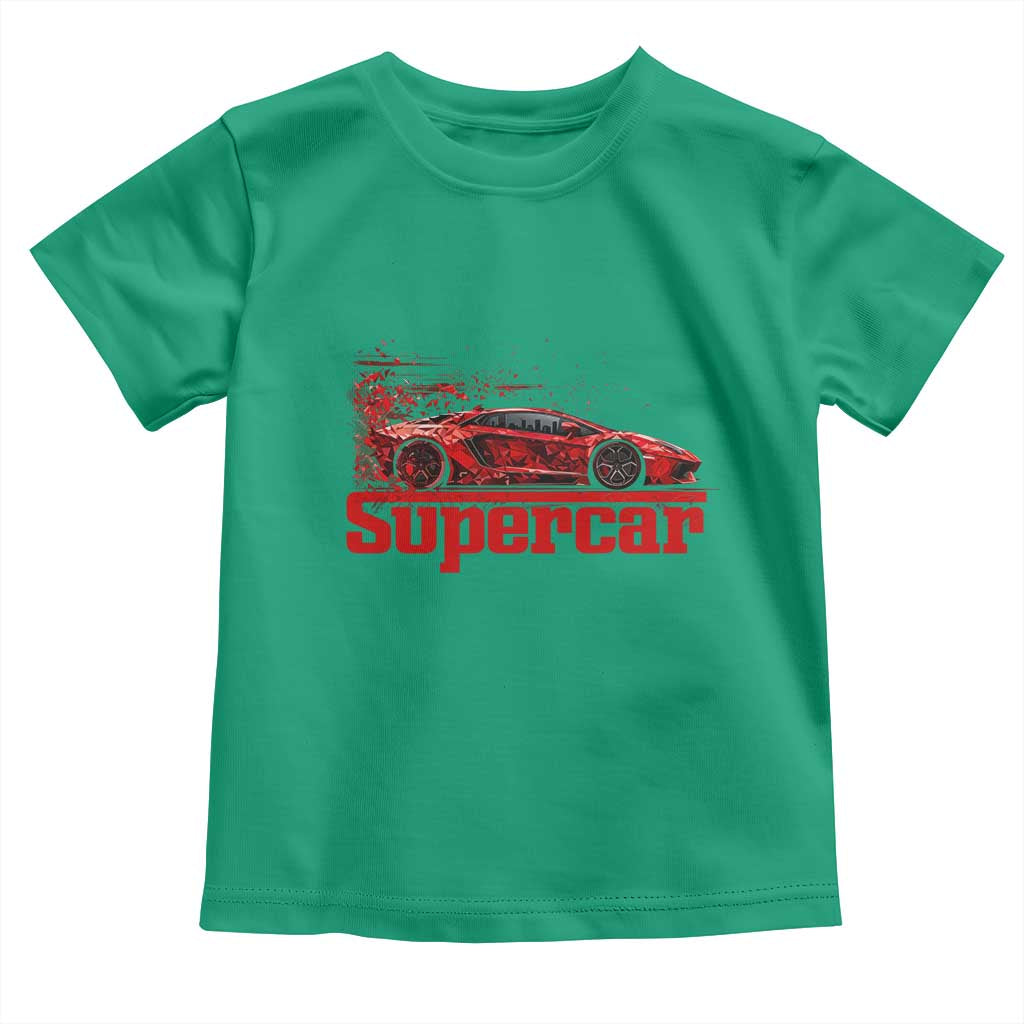 Supercar Exotic Italian Sports Car Graphic Toddler T Shirt