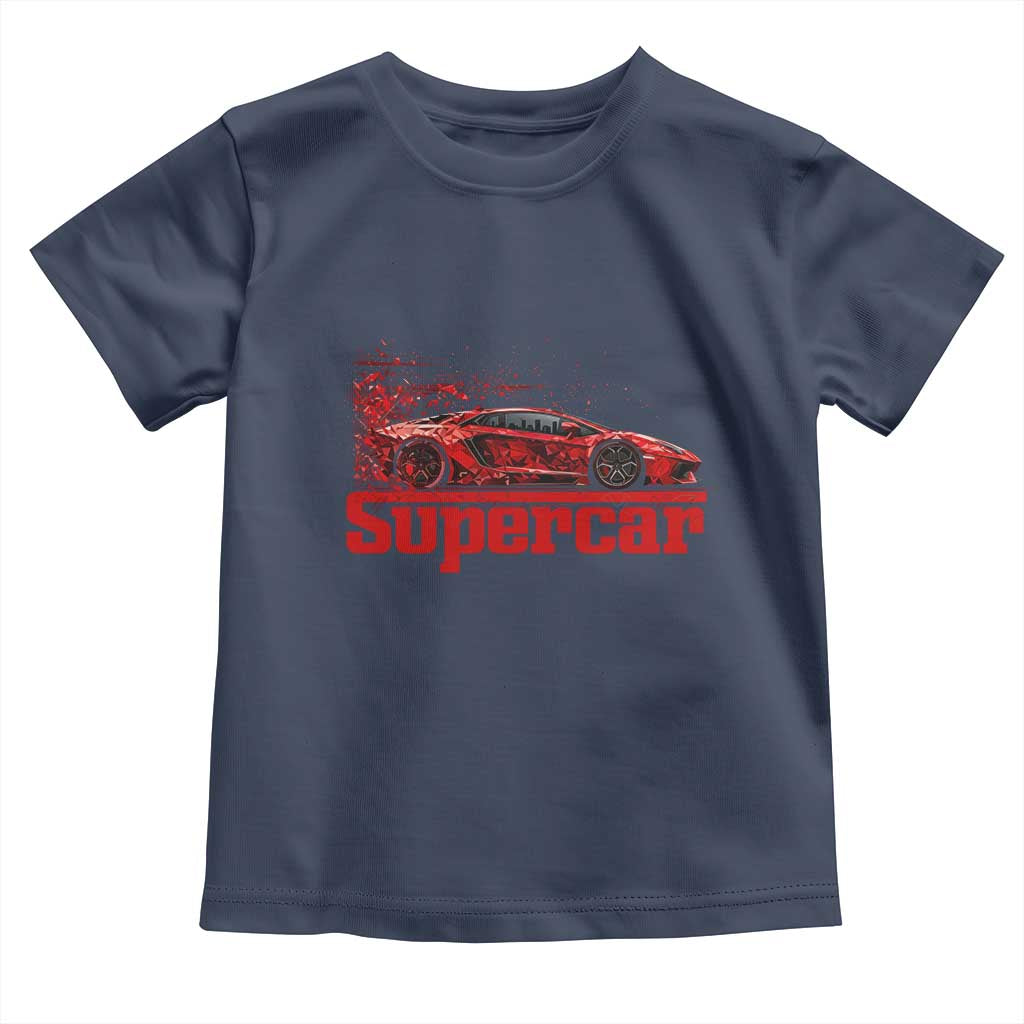 Supercar Exotic Italian Sports Car Graphic Toddler T Shirt