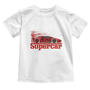 Supercar Exotic Italian Sports Car Graphic Toddler T Shirt