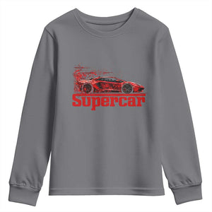 Supercar Exotic Italian Sports Car Graphic Youth Sweatshirt