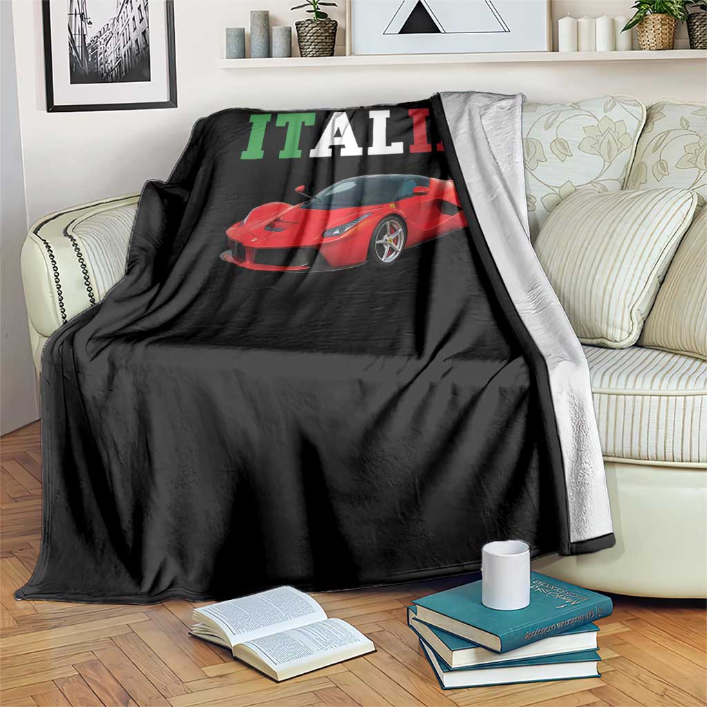 Fun Italian Exotic Supercar Throw Blanket