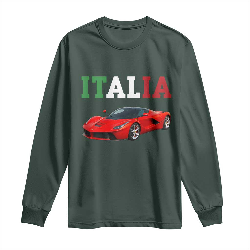 Fun Italian Exotic Supercar Long Sleeve Shirt
