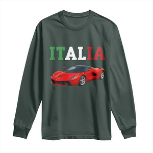 Fun Italian Exotic Supercar Long Sleeve Shirt