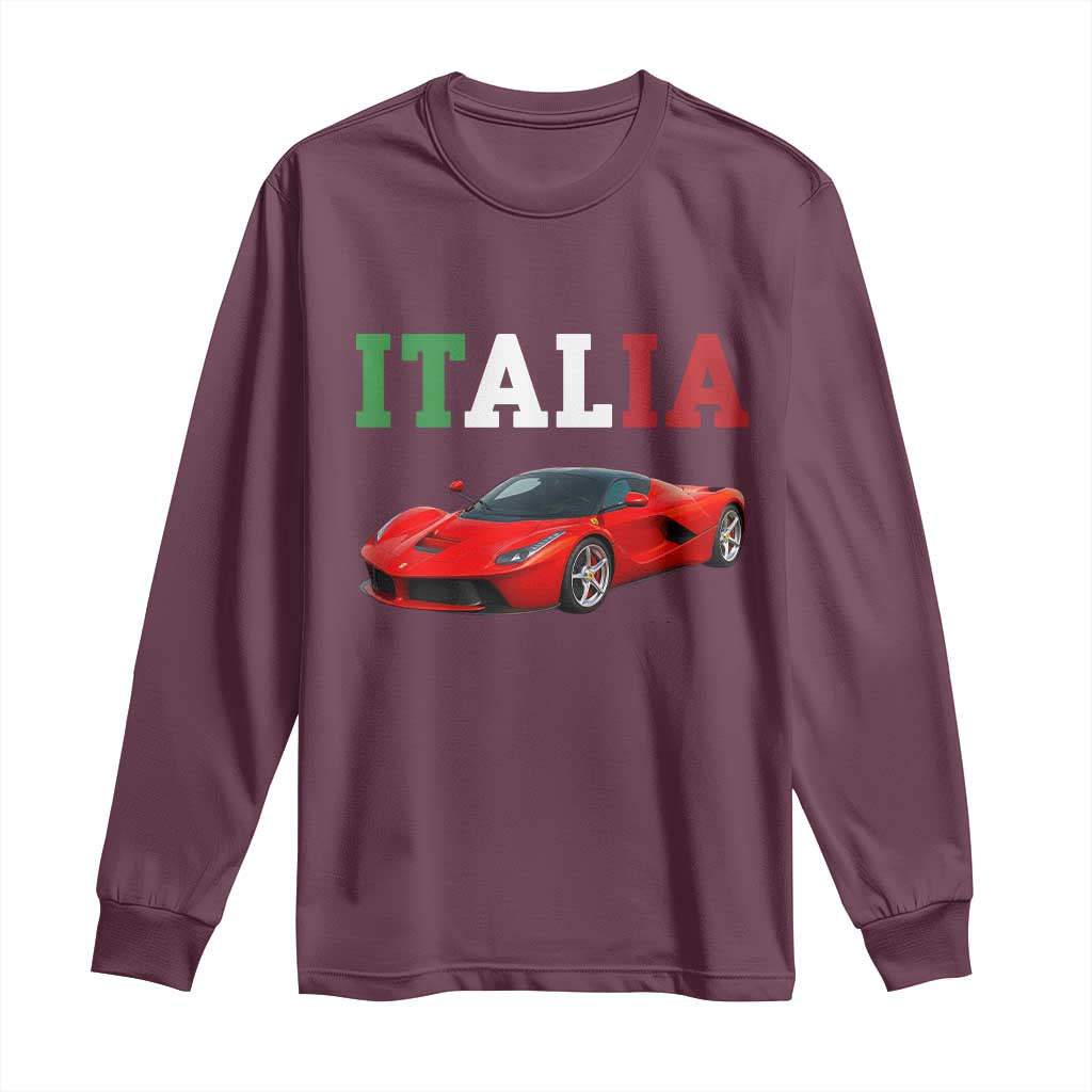 Fun Italian Exotic Supercar Long Sleeve Shirt