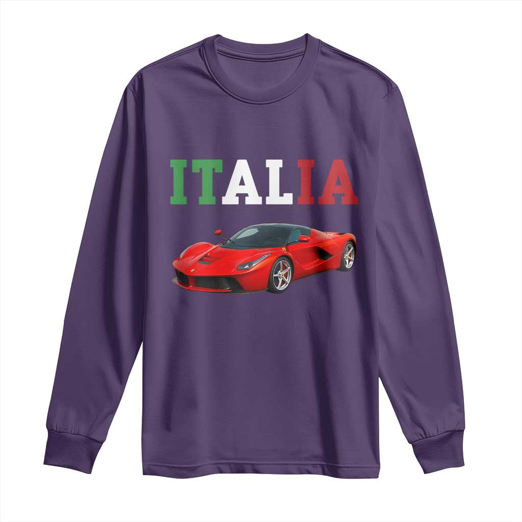 Fun Italian Exotic Supercar Long Sleeve Shirt