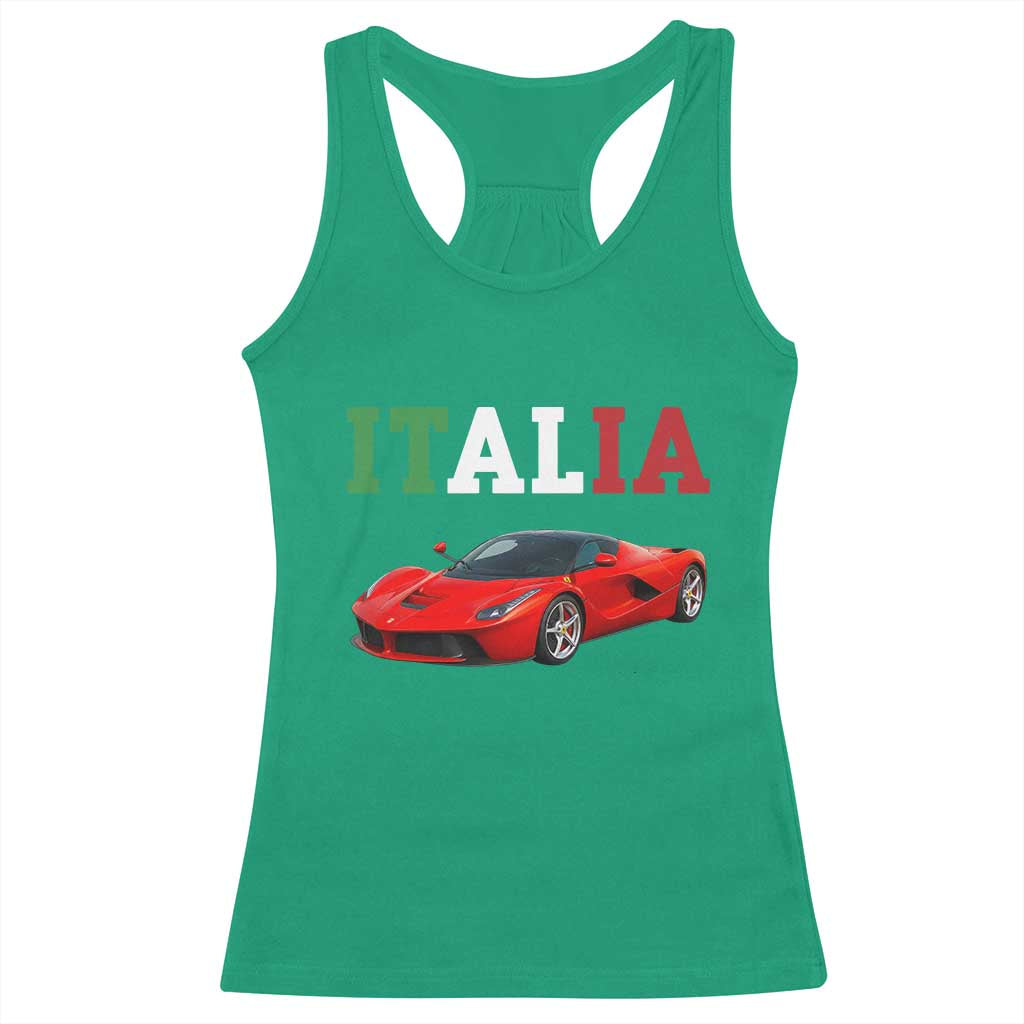 Fun Italian Exotic Supercar Racerback Tank Top