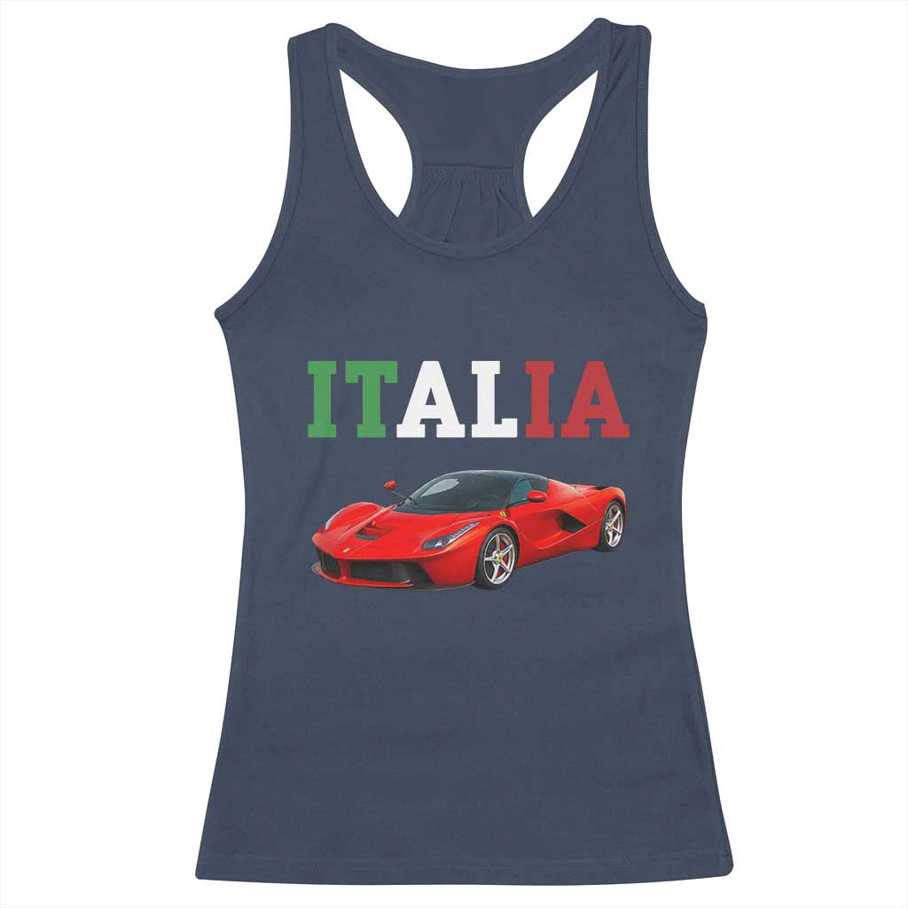 Fun Italian Exotic Supercar Racerback Tank Top