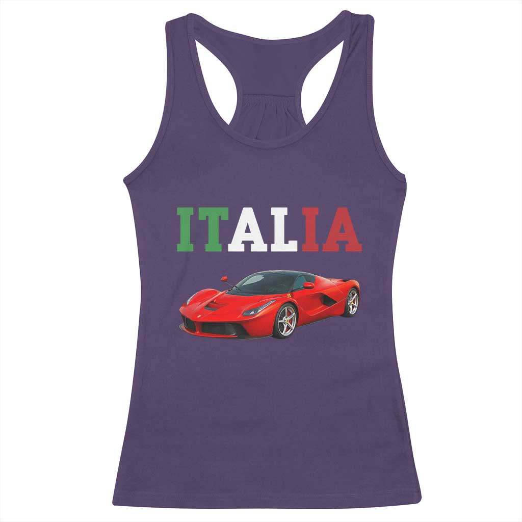 Fun Italian Exotic Supercar Racerback Tank Top