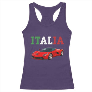 Fun Italian Exotic Supercar Racerback Tank Top