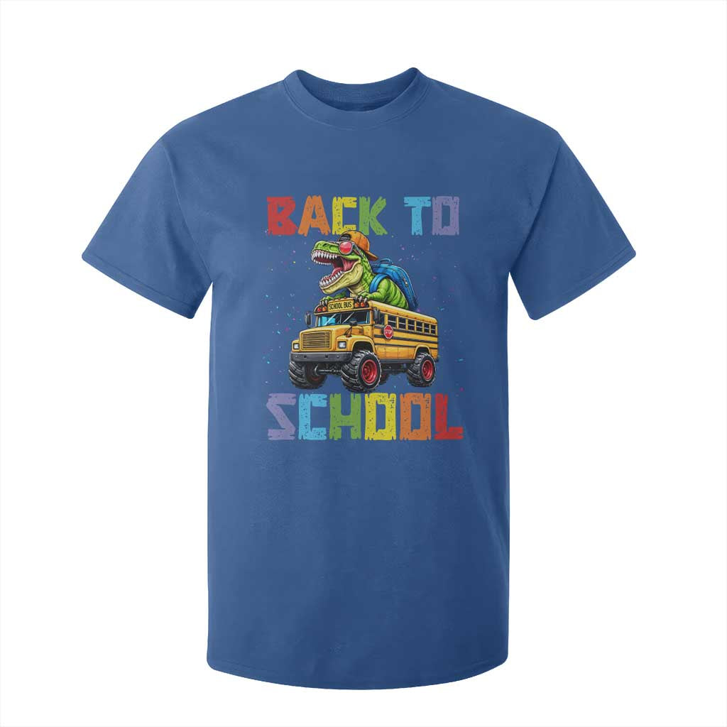 Bruh We Back T Shirt For Kid Funny Dinosaur Back To School Dinosaur