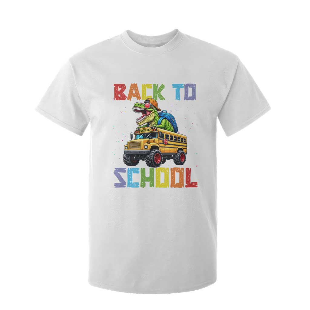 Bruh We Back T Shirt For Kid Funny Dinosaur Back To School Dinosaur