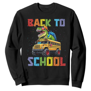 Bruh We Back Sweatshirt Funny Dinosaur Back To School Dinosaur