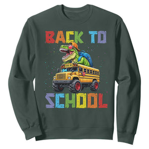 Bruh We Back Sweatshirt Funny Dinosaur Back To School Dinosaur