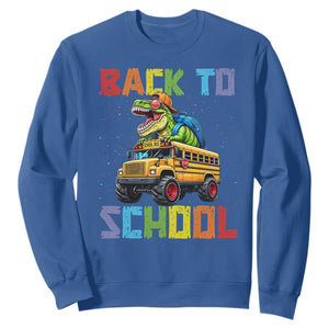 Bruh We Back Sweatshirt Funny Dinosaur Back To School Dinosaur