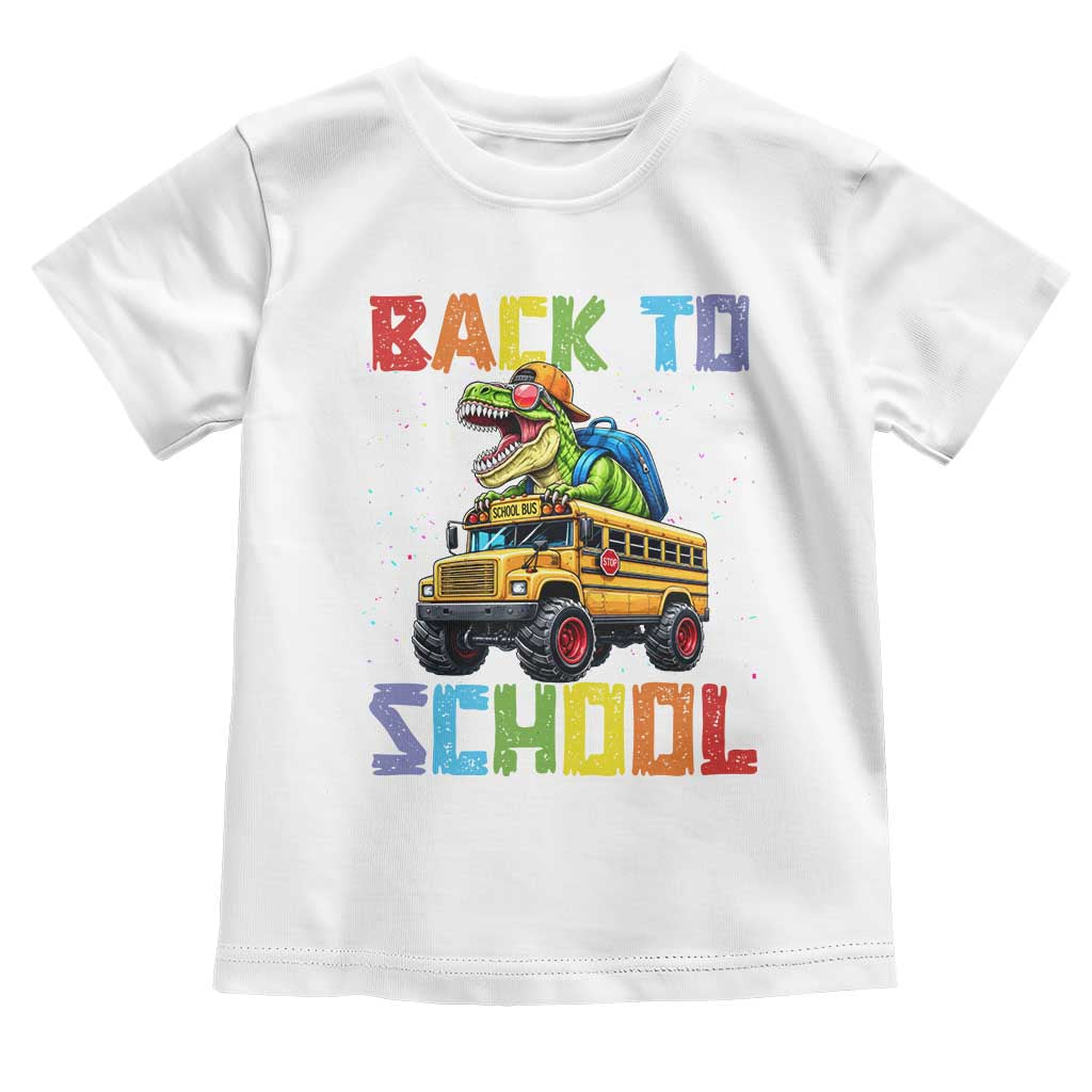 Bruh We Back Toddler T Shirt Funny Dinosaur Back To School Dinosaur