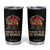 Funny Farmer Tractor Tumbler Cup Born To Farmer Forced To Go To School TS14 Black Print Your Wear