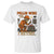 Funny Skeleton Electrician T Shirt Pullin Wire Til I Retire Labor Day TS14 White Print Your Wear