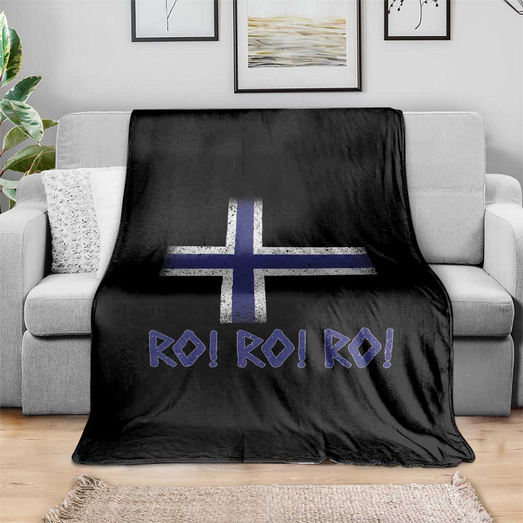 Ro Ro Norge Norway Norwegian Flag Throw Blanket TS14 Print Your Wear
