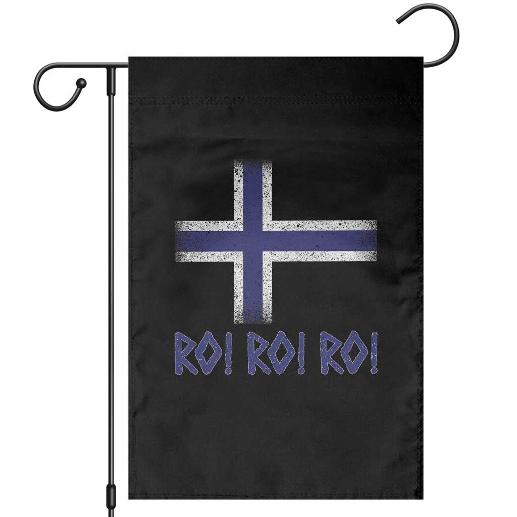 Ro Ro Norge Norway Norwegian Flag Garden Flag TS14 Black Print Your Wear
