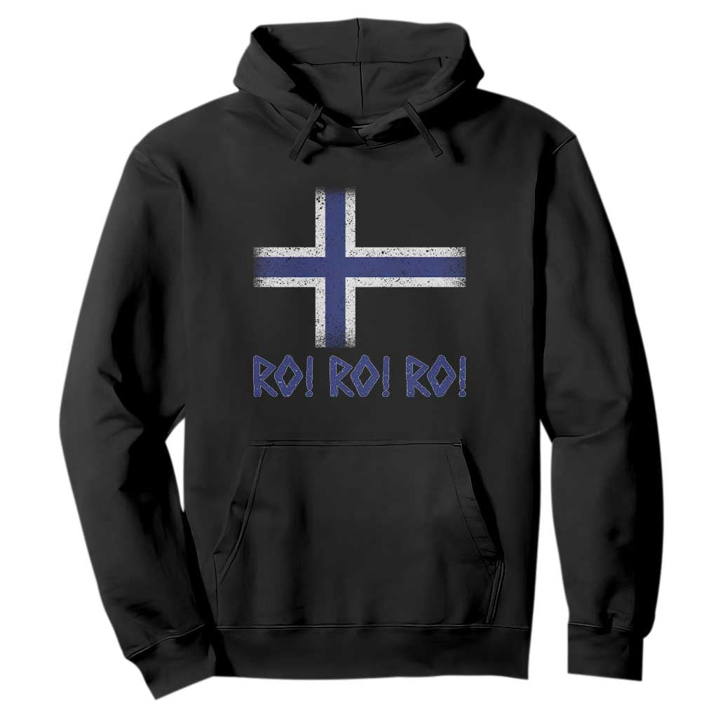 Ro Ro Norge Norway Norwegian Flag Hoodie TS14 Black Print Your Wear