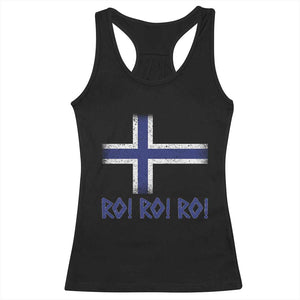 Ro Ro Norge Norway Norwegian Flag Racerback Tank Top TS14 Black Print Your Wear