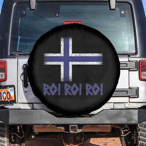 Ro Ro Norge Norway Norwegian Flag Spare Tire Cover TS14 No hole Black Print Your Wear