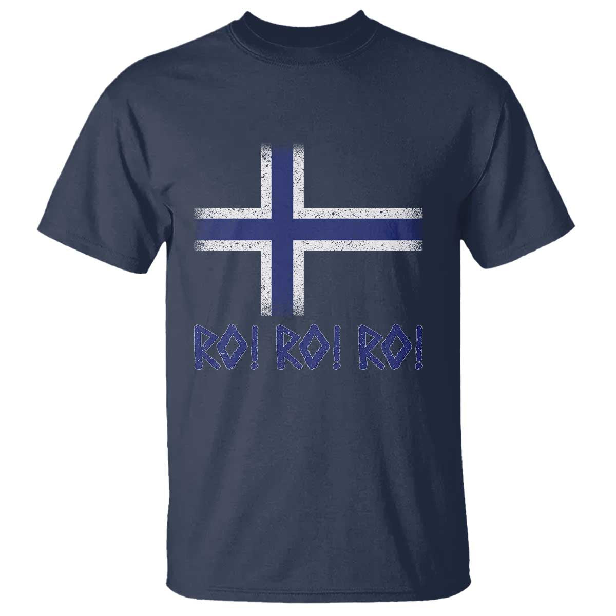 Ro Ro Norge Norway Norwegian Flag T Shirt TS14 Navy Print Your Wear