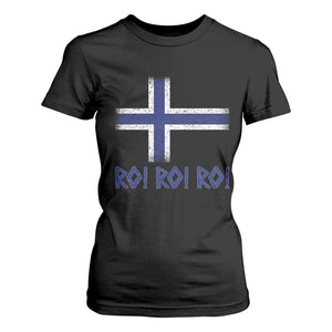 Ro Ro Norge Norway Norwegian Flag T Shirt For Women TS14 Black Print Your Wear