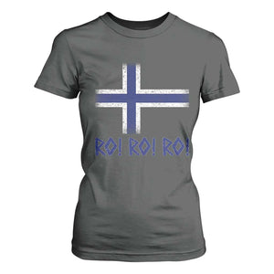 Ro Ro Norge Norway Norwegian Flag T Shirt For Women TS14 Dark Heather Print Your Wear