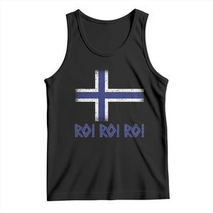 Ro Ro Norge Norway Norwegian Flag Tank Top TS14 Black Print Your Wear