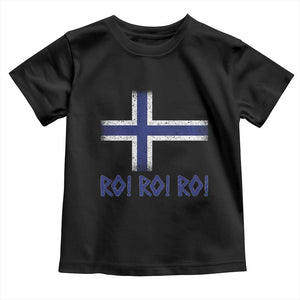 Ro Ro Norge Norway Norwegian Flag Toddler T Shirt TS14 Black Print Your Wear