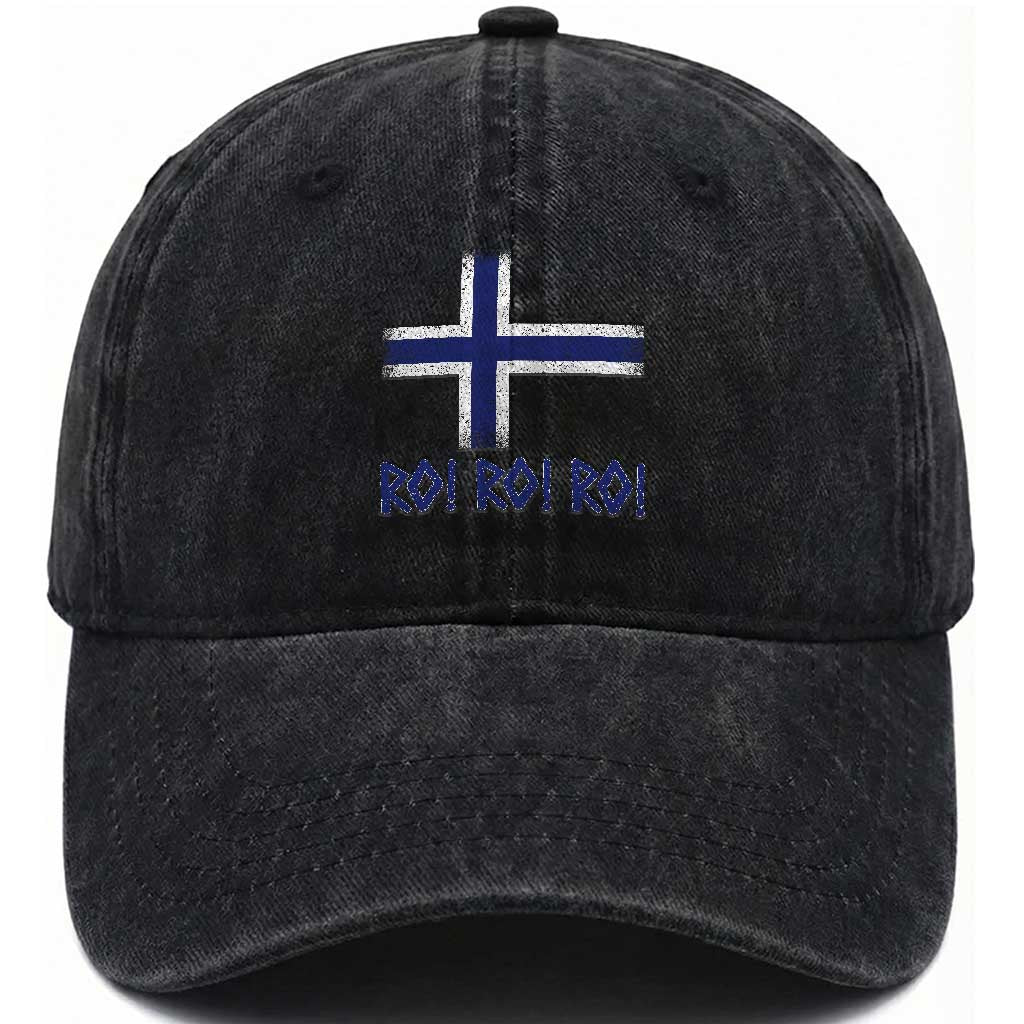 Ro Ro Norge Norway Norwegian Flag Washed Cotton Baseball Cap TS14 Print Your Wear