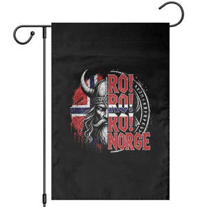 Ro Ro Norge Norway Flag Garden Flag Cool Norwegian Viking TS14 Black Print Your Wear