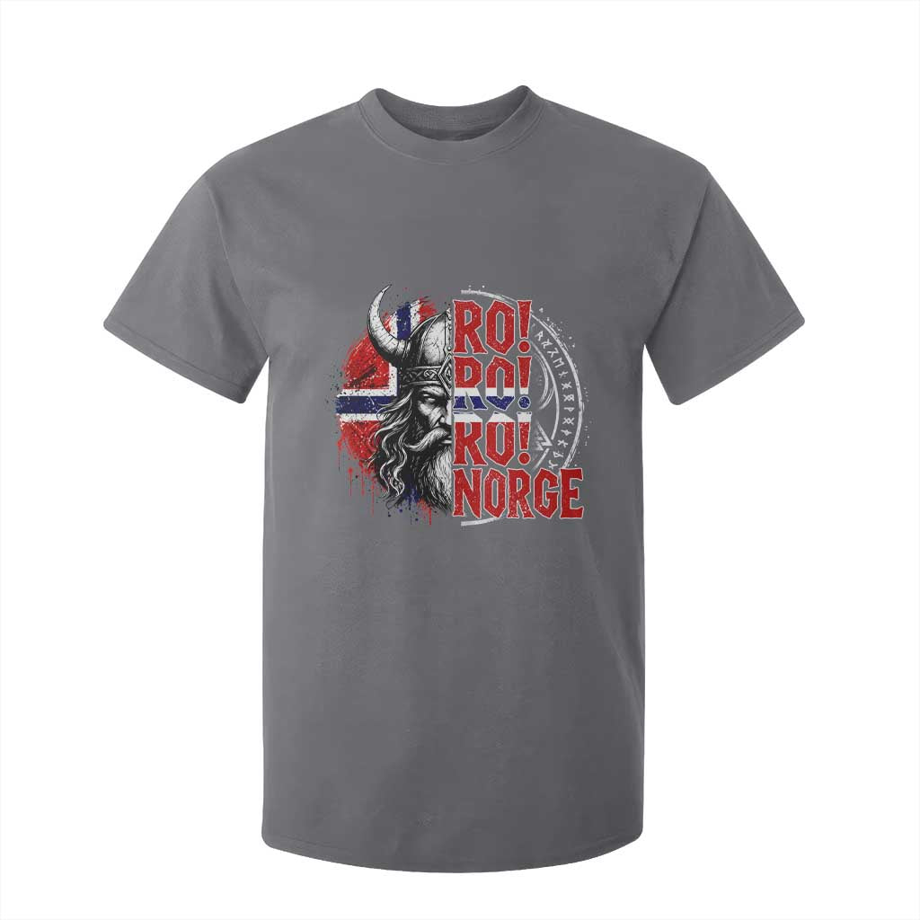 Ro Ro Norge Norway Flag T Shirt For Kid Cool Norwegian Viking TS14 Charcoal Print Your Wear