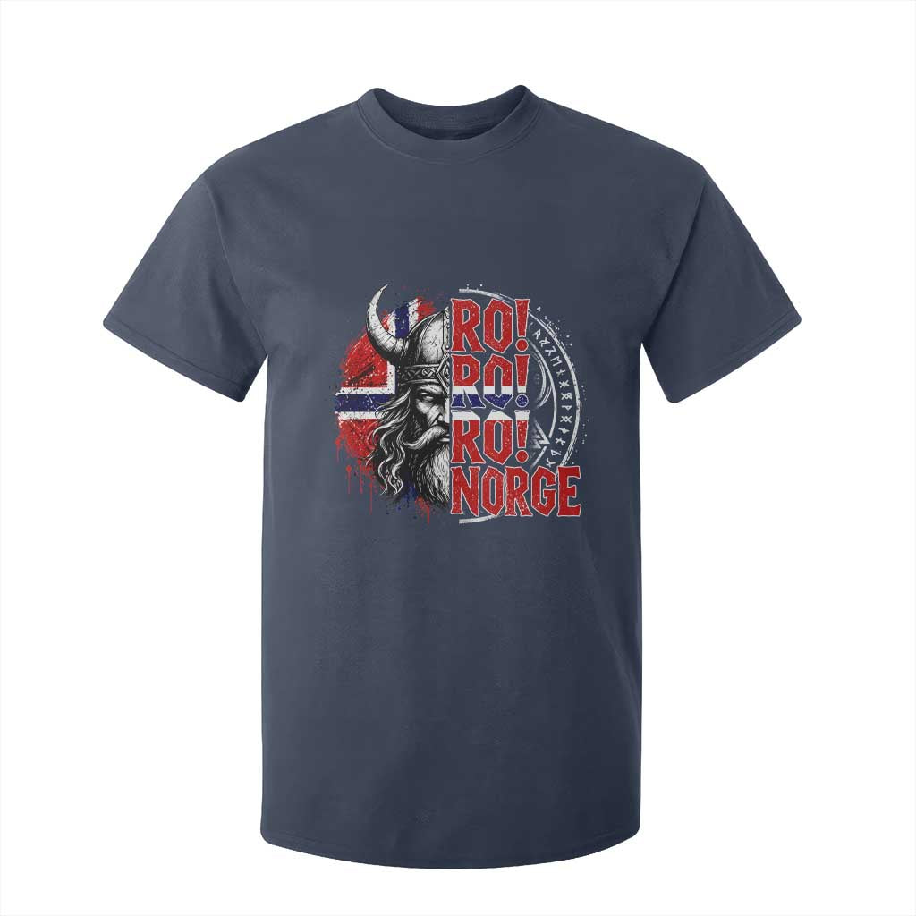 Ro Ro Norge Norway Flag T Shirt For Kid Cool Norwegian Viking TS14 Navy Print Your Wear