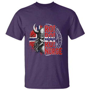 Ro Ro Norge Norway Flag T Shirt Cool Norwegian Viking TS14 Purple Print Your Wear