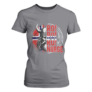 Ro Ro Norge Norway Flag T Shirt For Women Cool Norwegian Viking TS14 Charcoal Print Your Wear