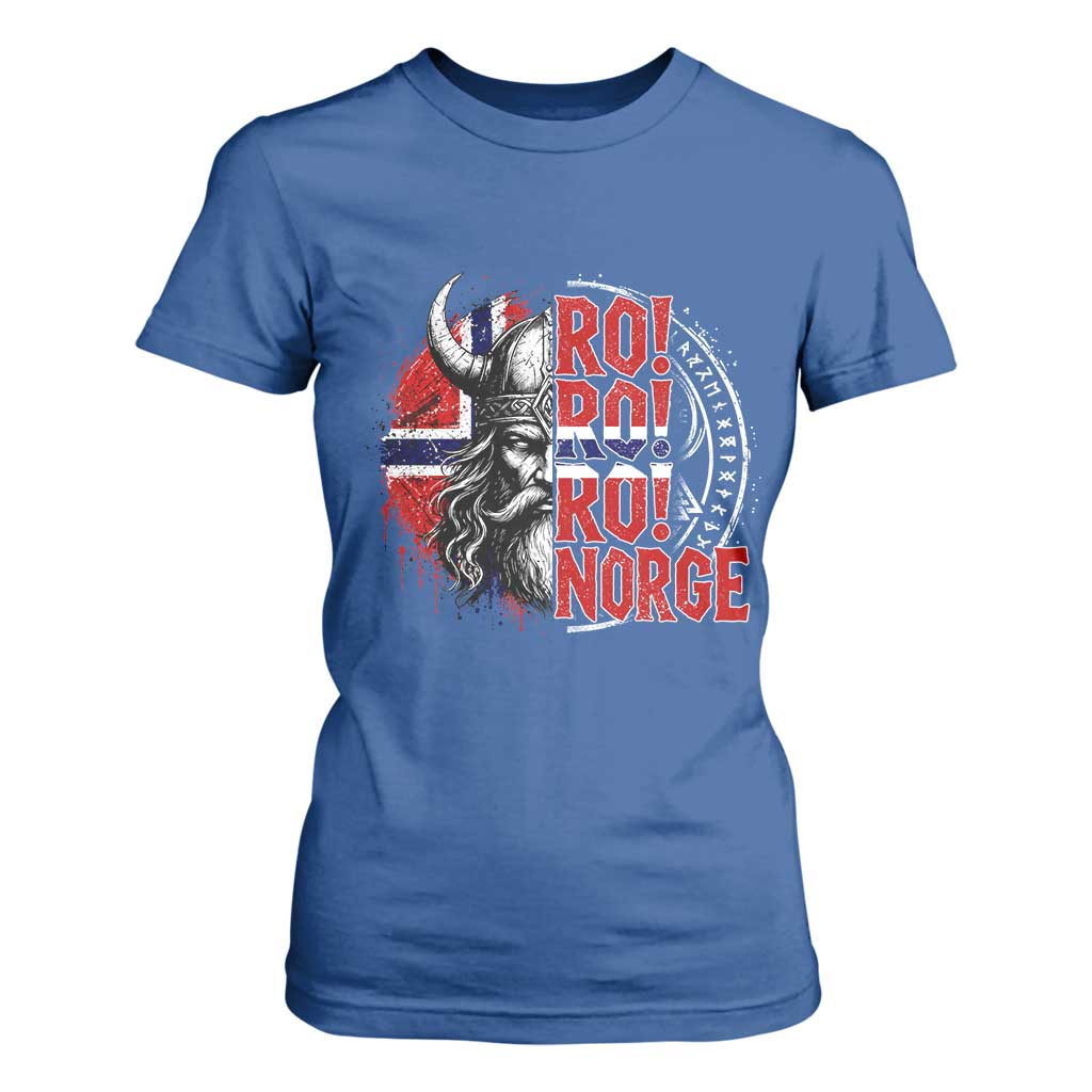 Ro Ro Norge Norway Flag T Shirt For Women Cool Norwegian Viking TS14 Royal Blue Print Your Wear