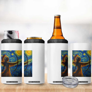 Native American Indian Women 4 in 1 Can Cooler Tumbler Starry Night Indigenous Pride TS14 Print Your Wear