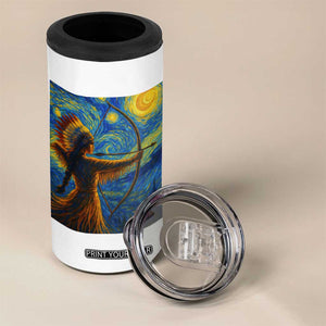Native American Indian Women 4 in 1 Can Cooler Tumbler Starry Night Indigenous Pride TS14 Print Your Wear
